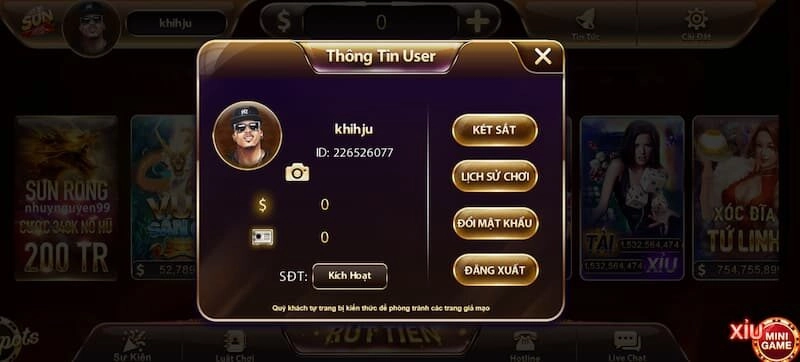 tài khoản Sunwin có hack được không?