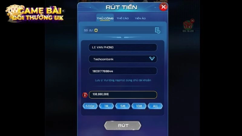 rút tiền VIP79